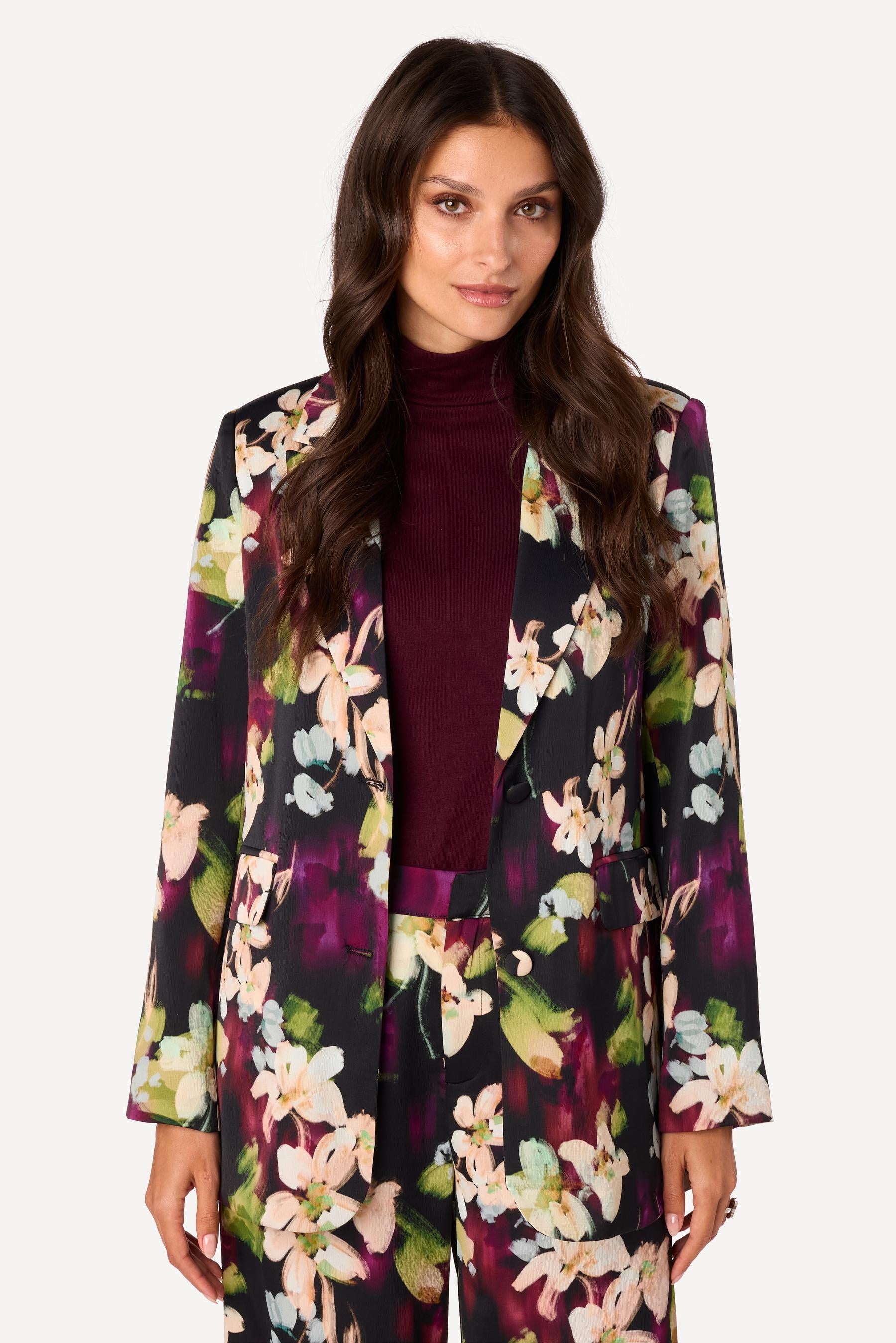 Veste imprimée Noir - Axara Paris