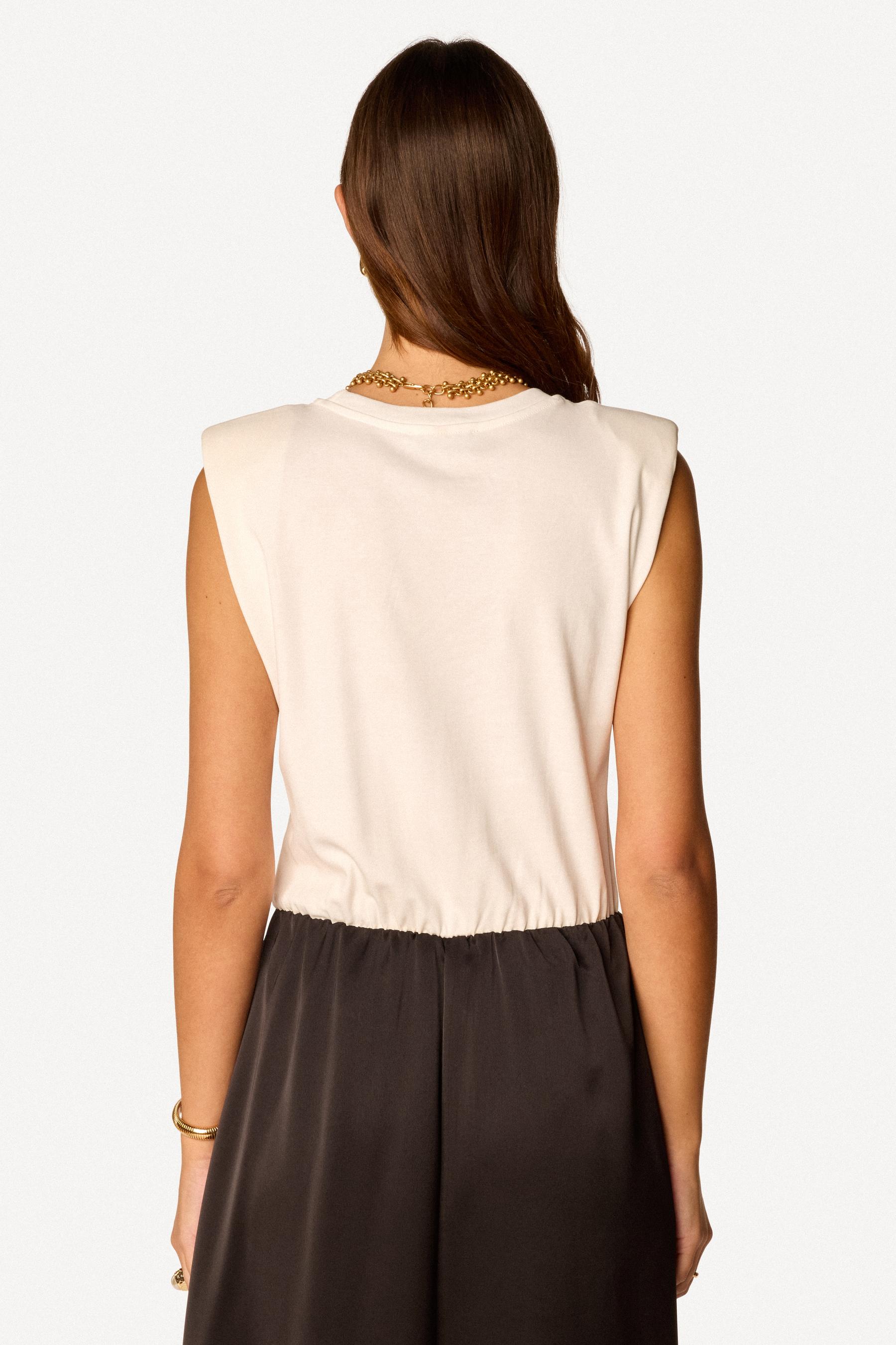 Robe longue sans manches Noir - Axara Paris