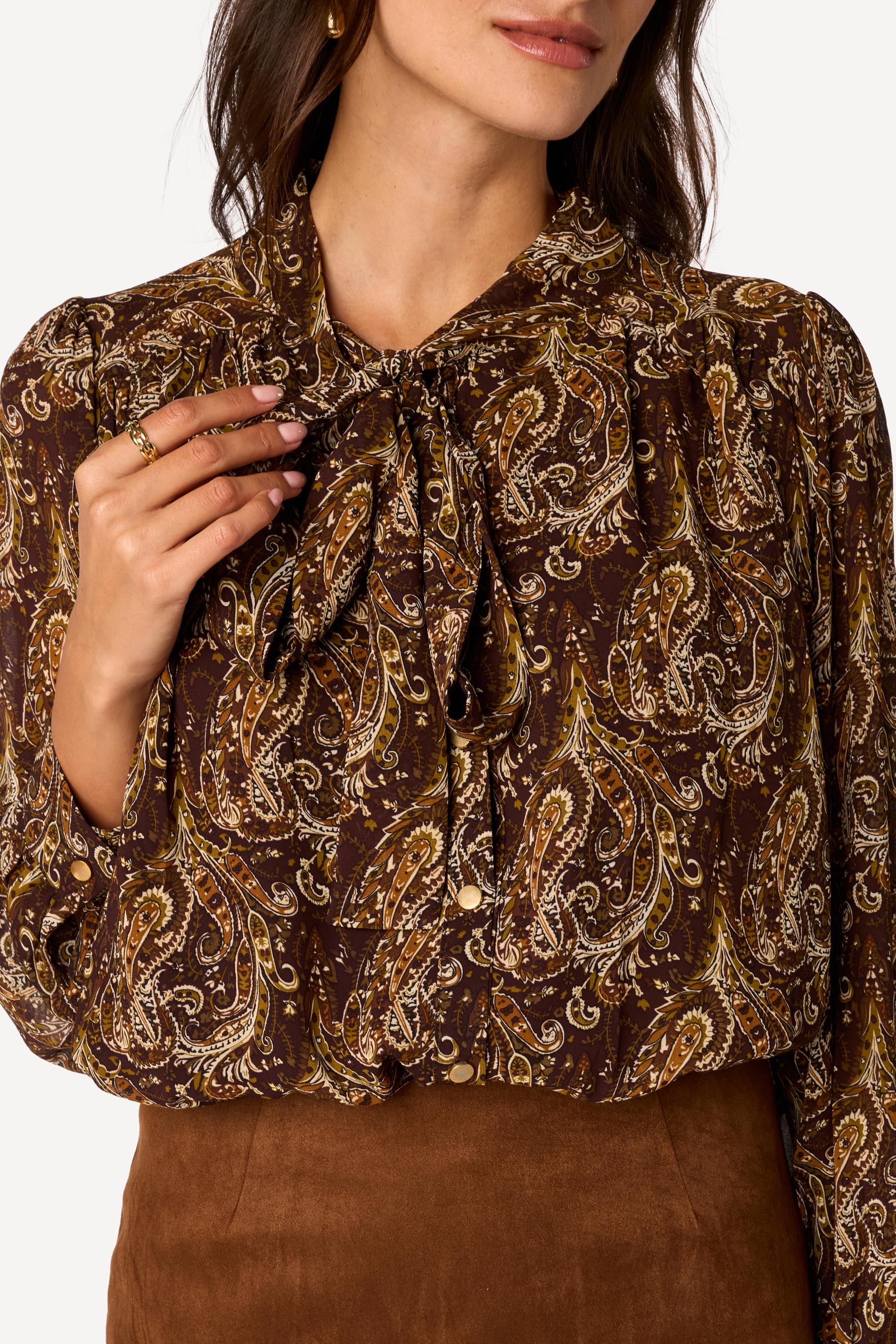 Blouse imprimée Choco - Axara Paris