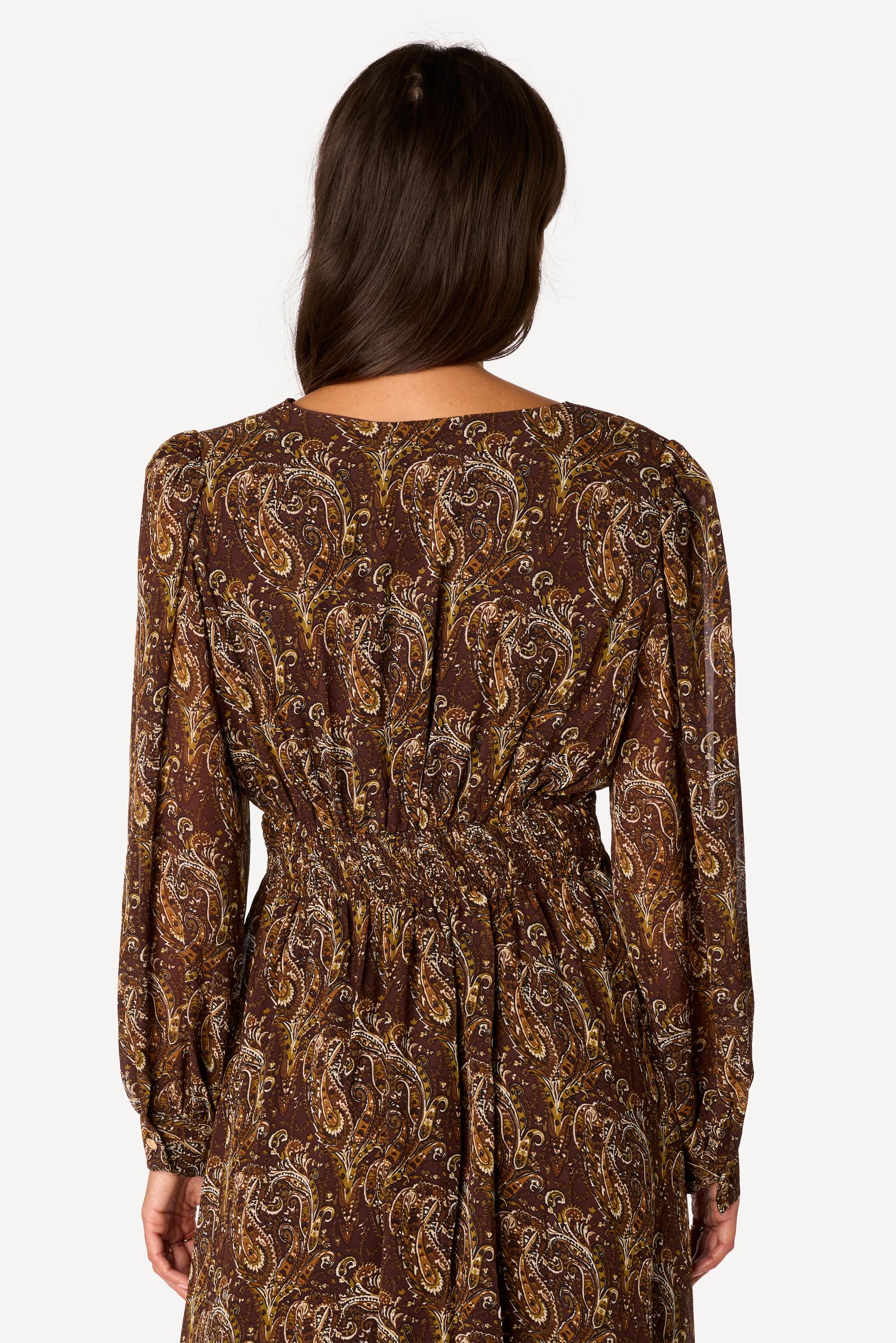 Robe longue imprimée Choco - Axara Paris