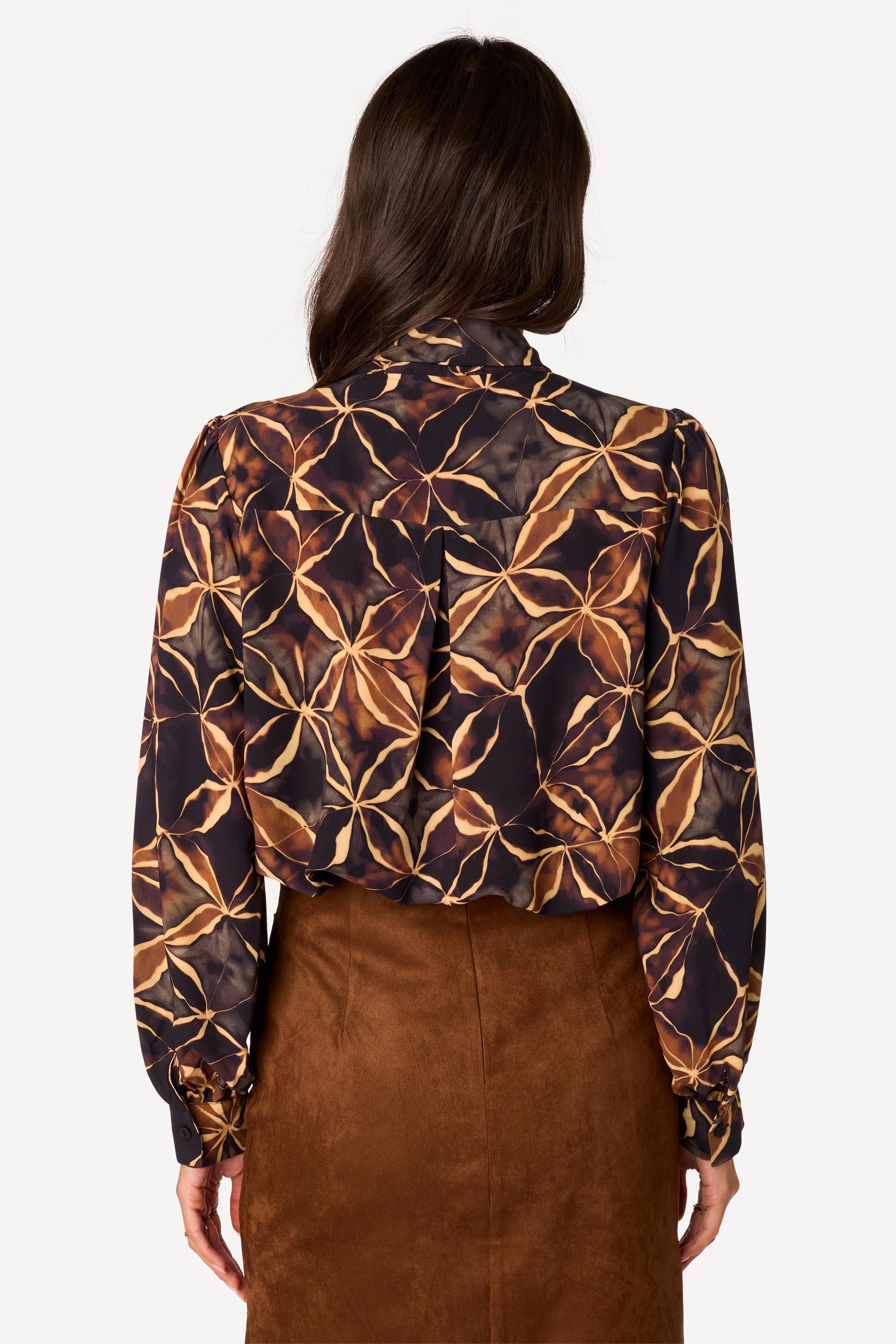 Chemise imprimée Marron - Axara Paris