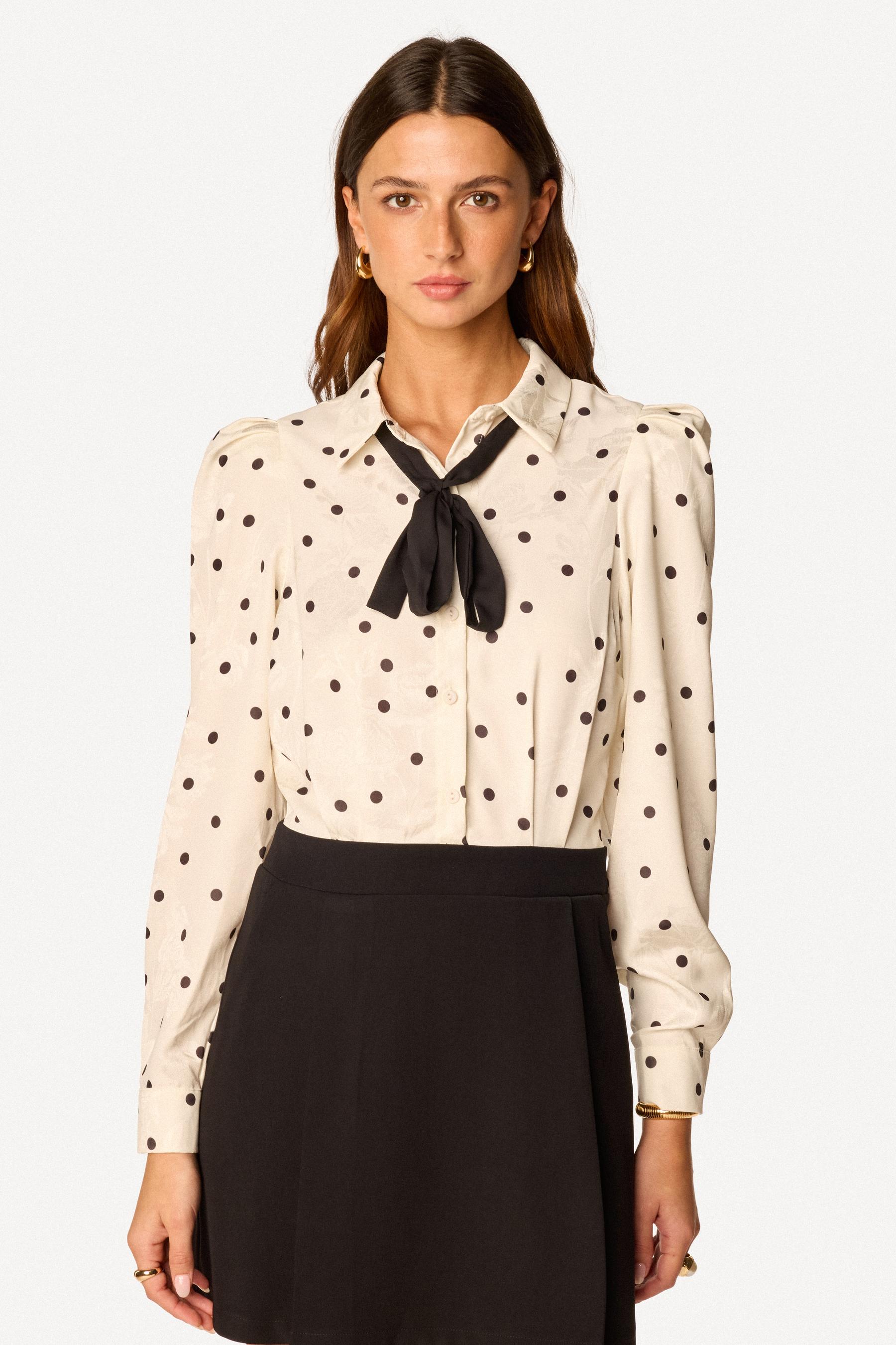 Combi-robe courte Ecru - Axara Paris