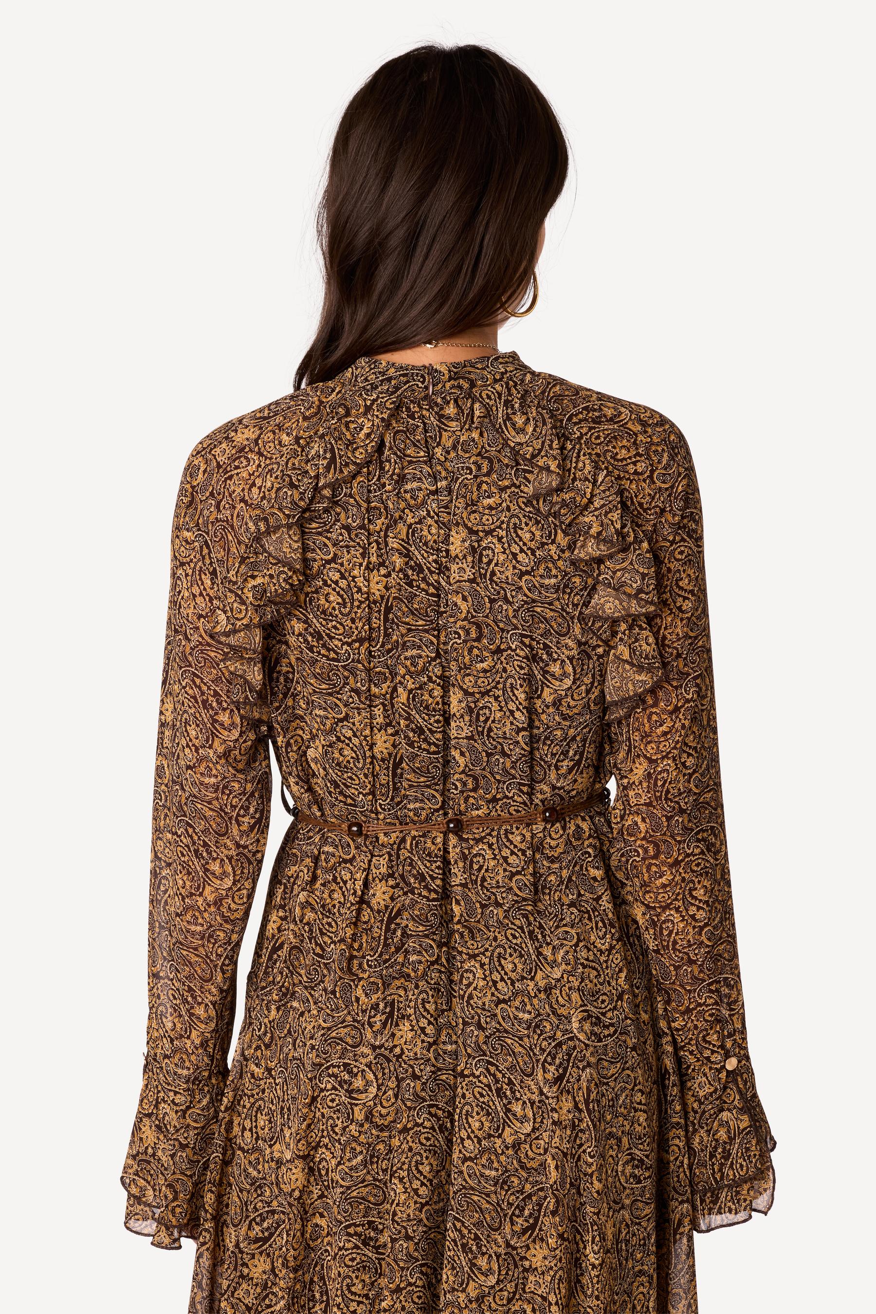 Robe longue imprimée Choco - Axara Paris
