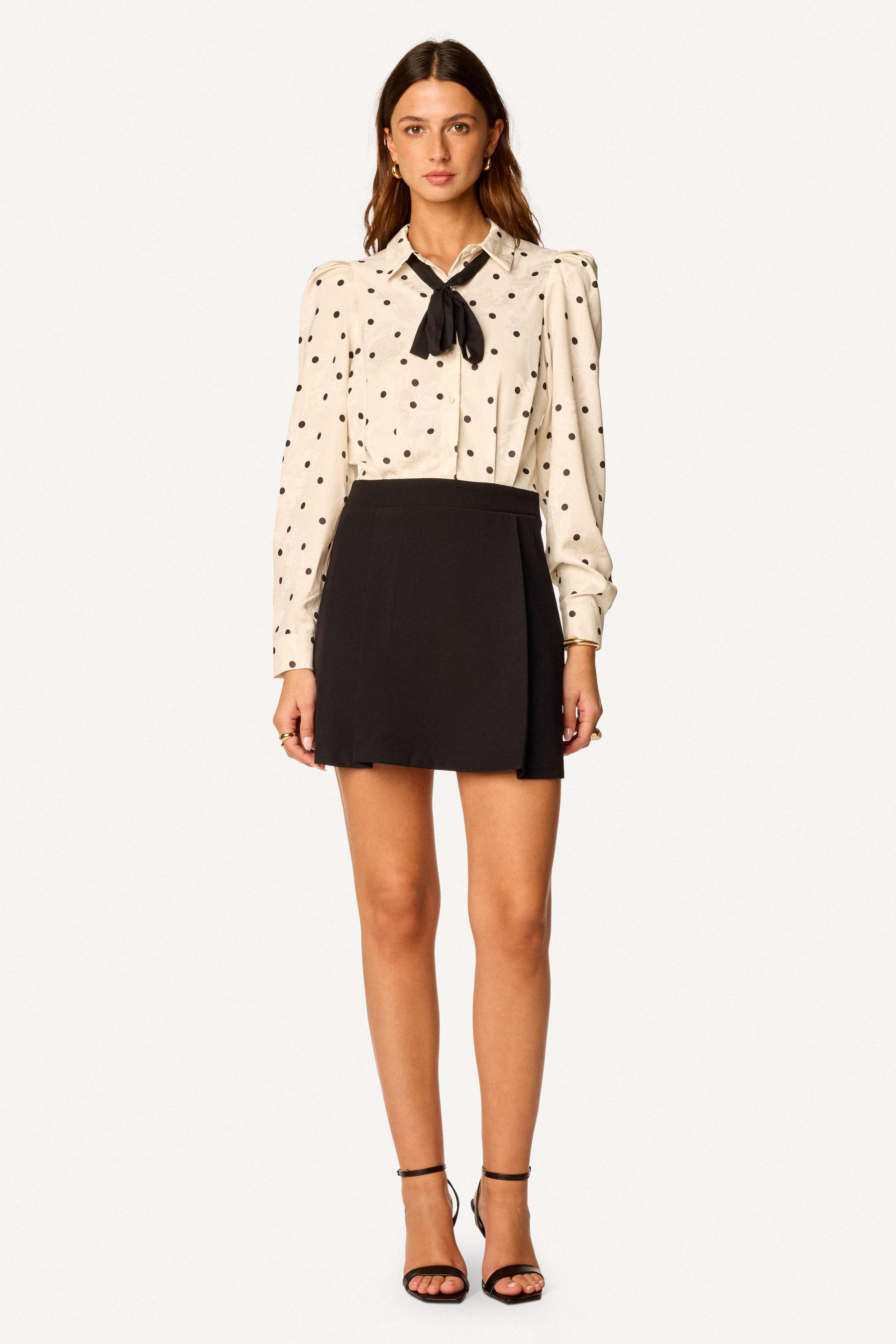 Combi-robe courte Ecru - Axara Paris