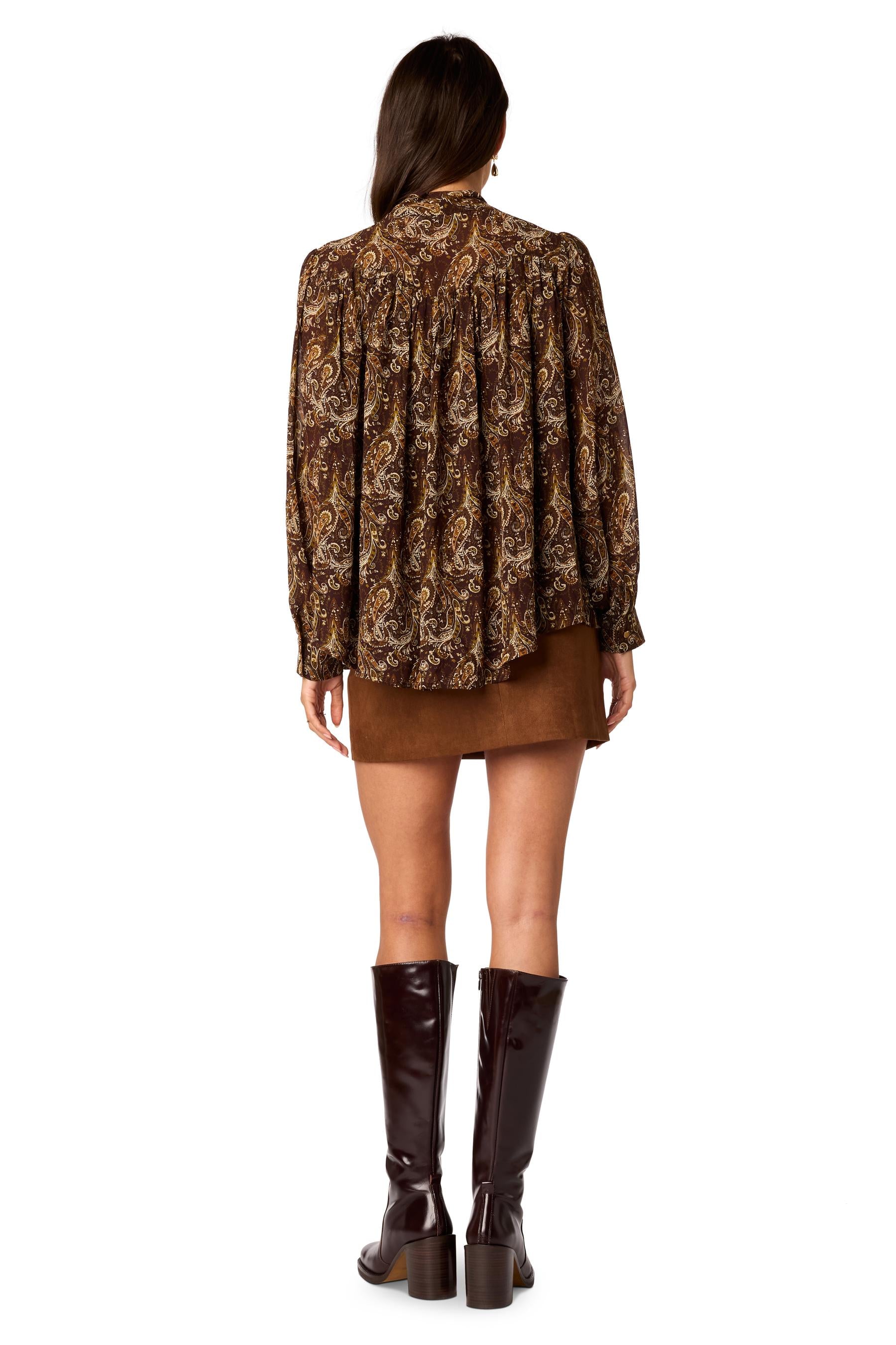 Blouse imprimée Choco - Axara Paris