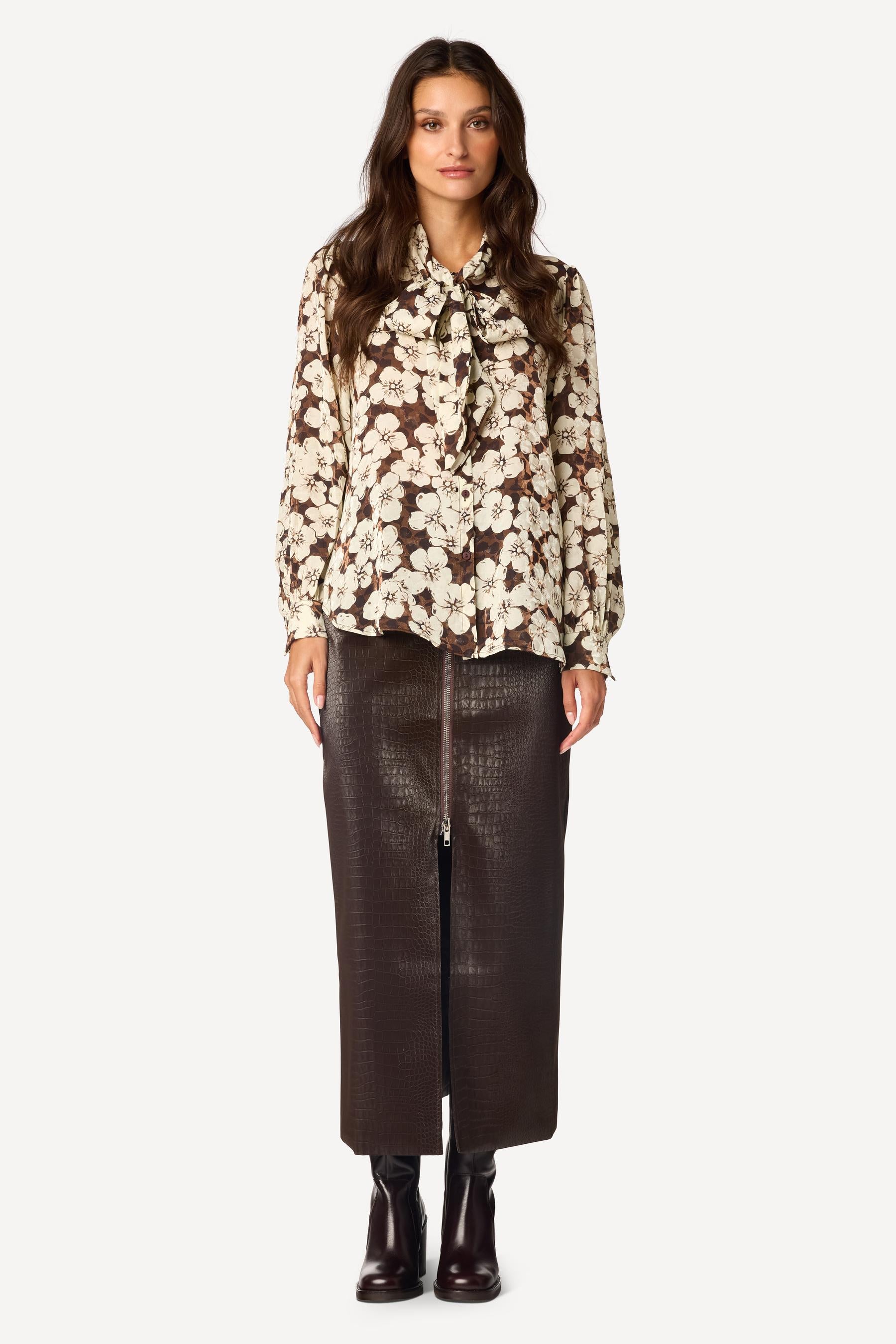 Blouse imprimée Choco - Axara Paris