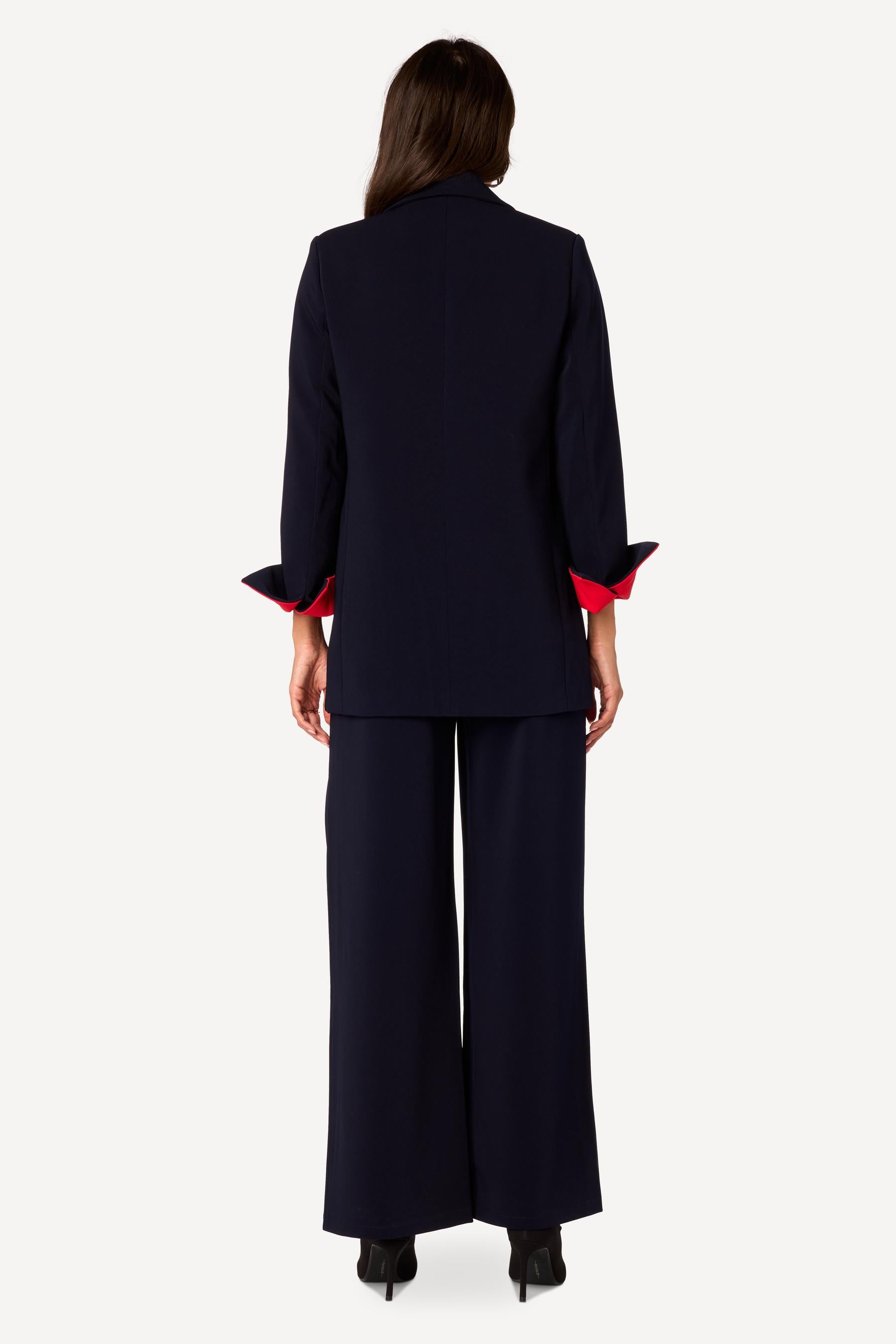 Veste unie Marine - Axara Paris
