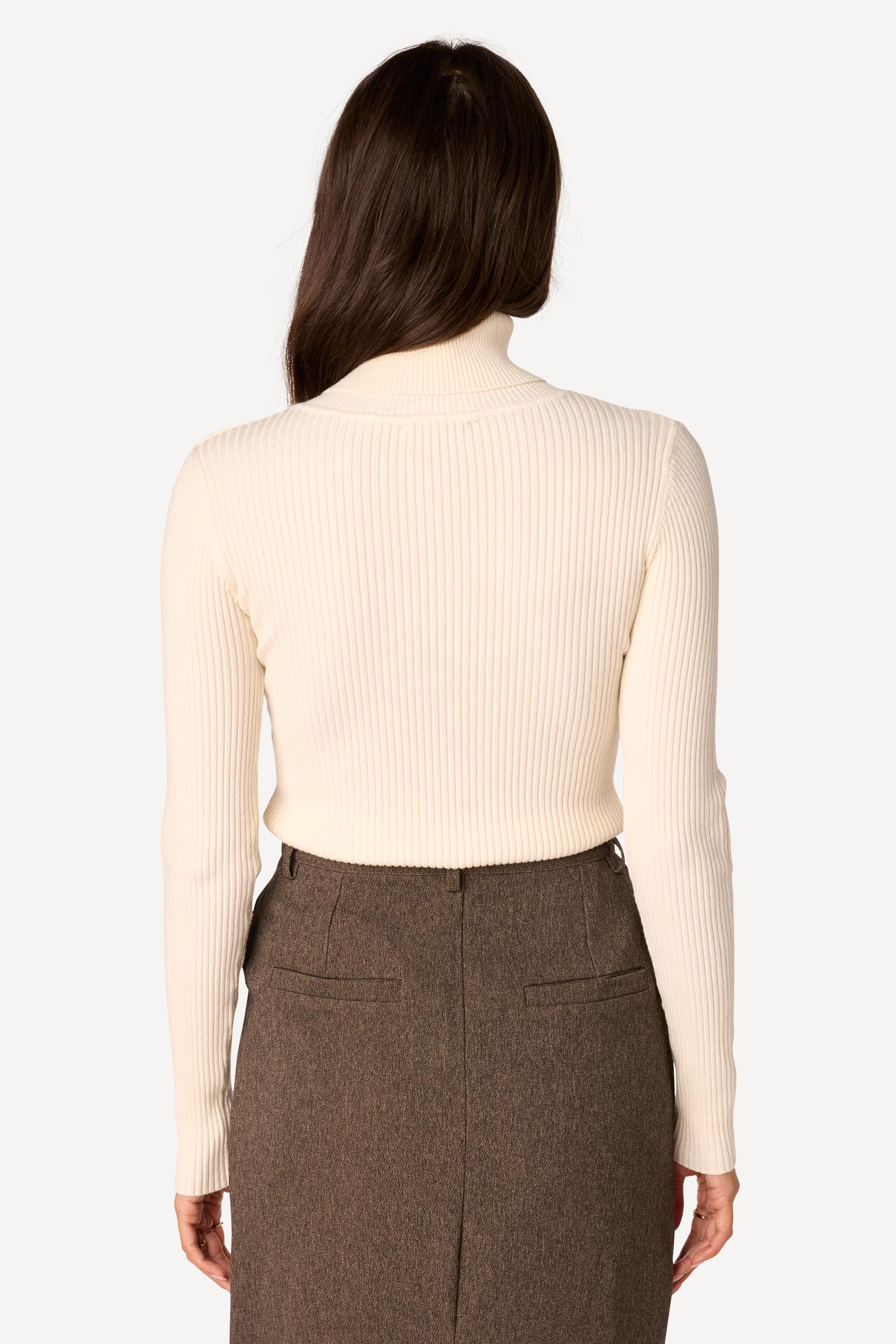 Pull uni Ecru - Axara Paris