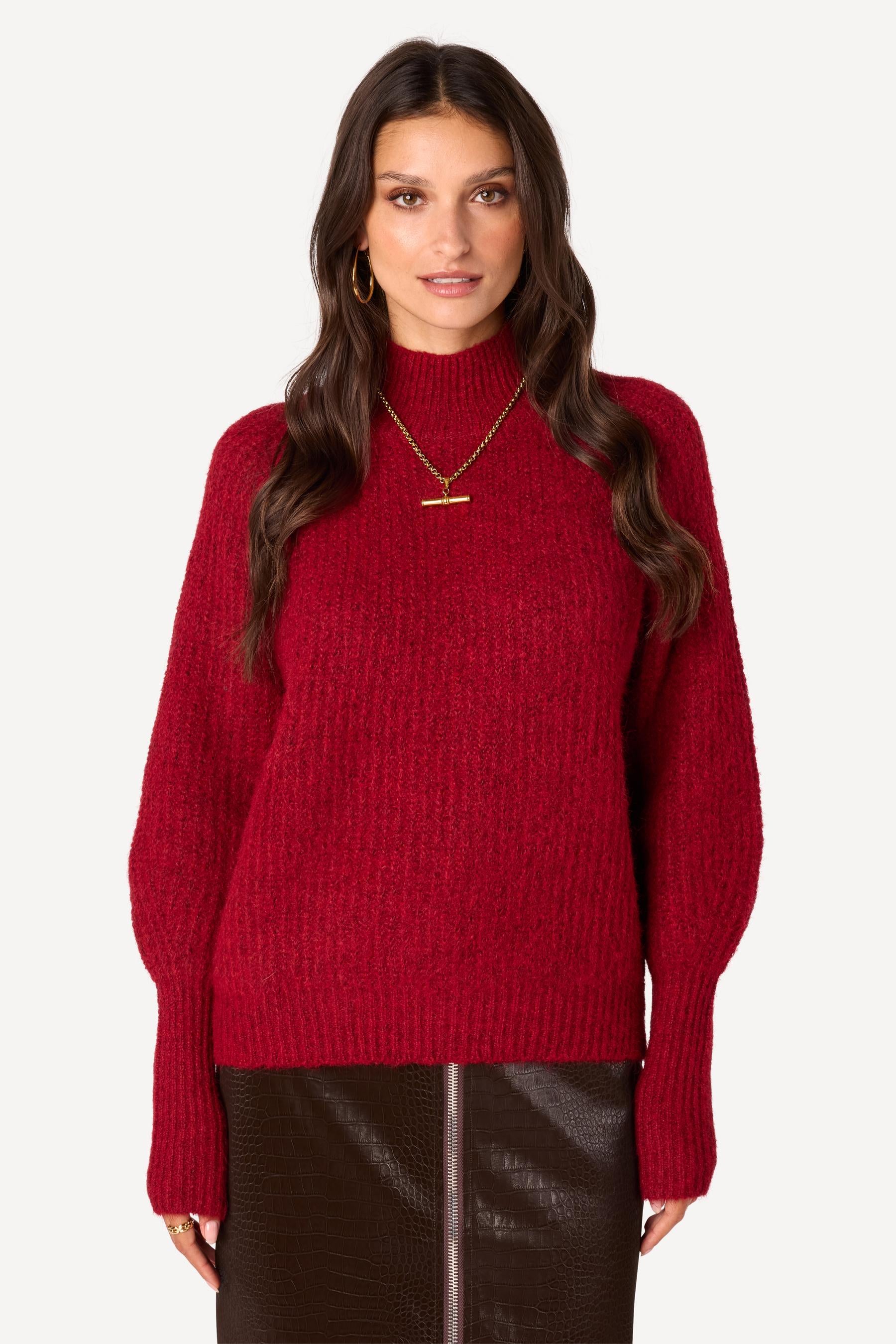 Pull uni Bordeaux - Axara Paris