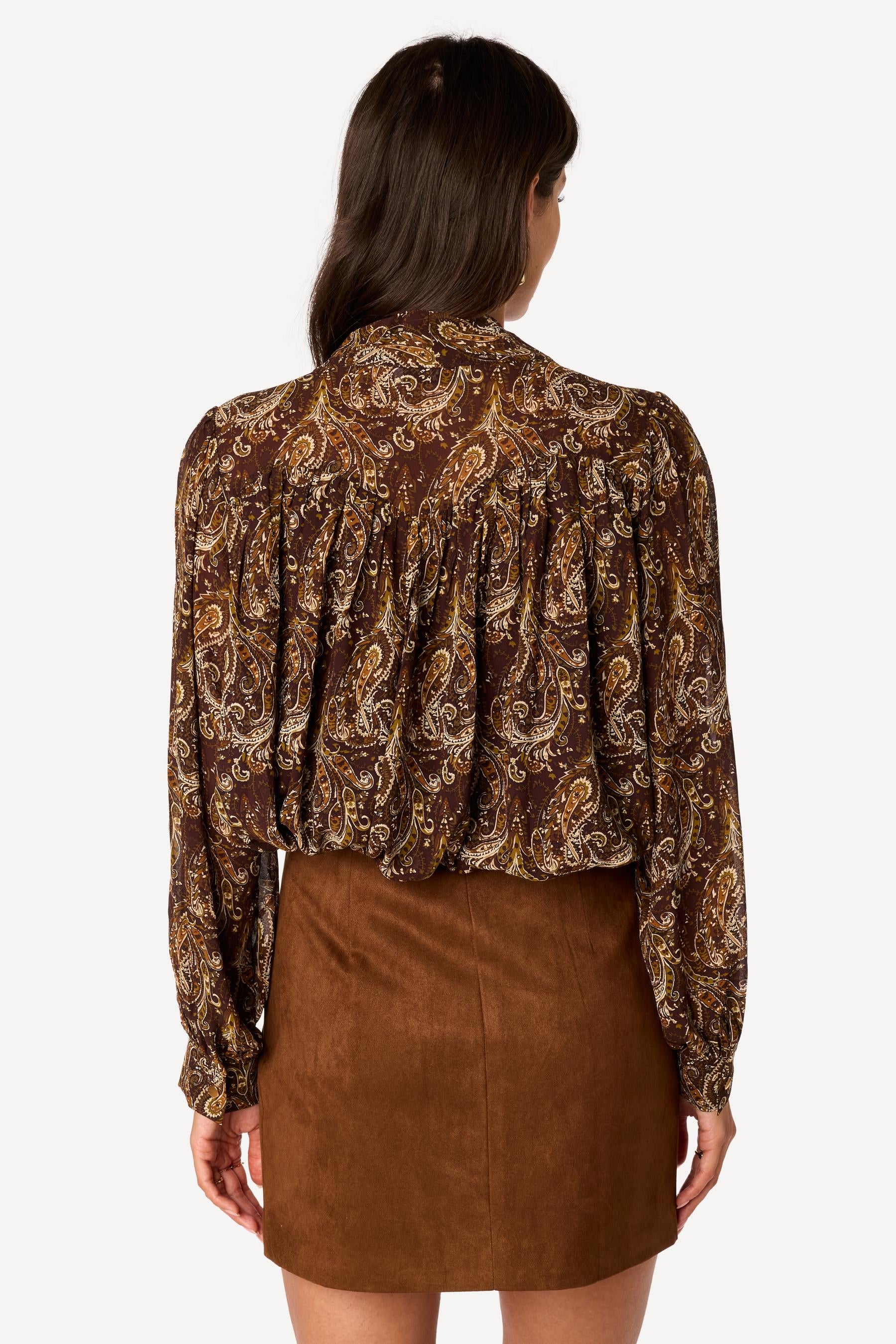 Blouse imprimée Choco - Axara Paris