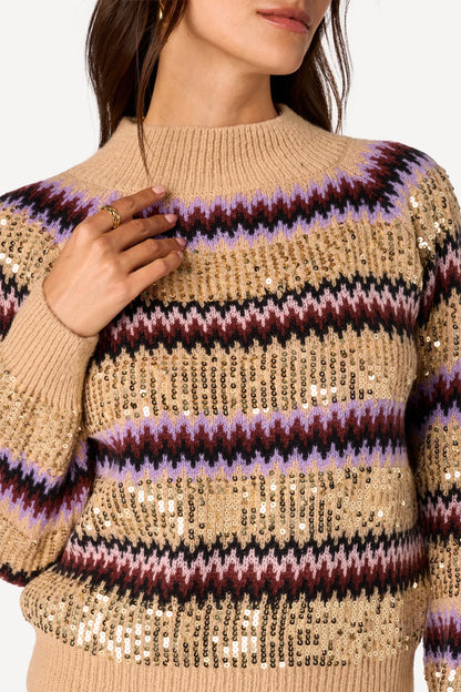 Pull à sequins