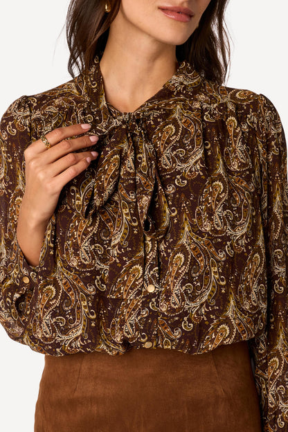 Blouse imprimée Choco - Axara Paris