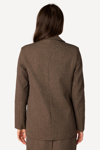 Veste unie Taupe - Axara Paris
