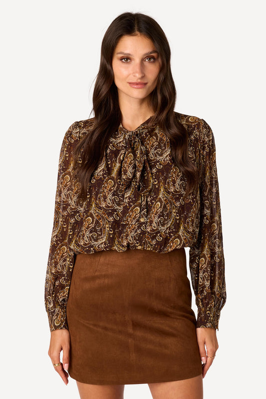 Blouse imprimée Choco - Axara Paris