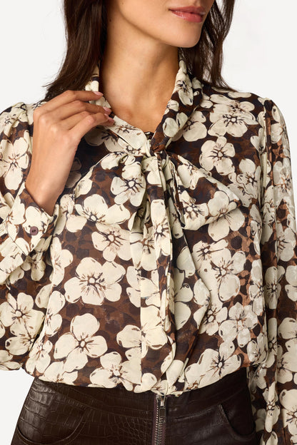 Blouse imprimée Choco - Axara Paris